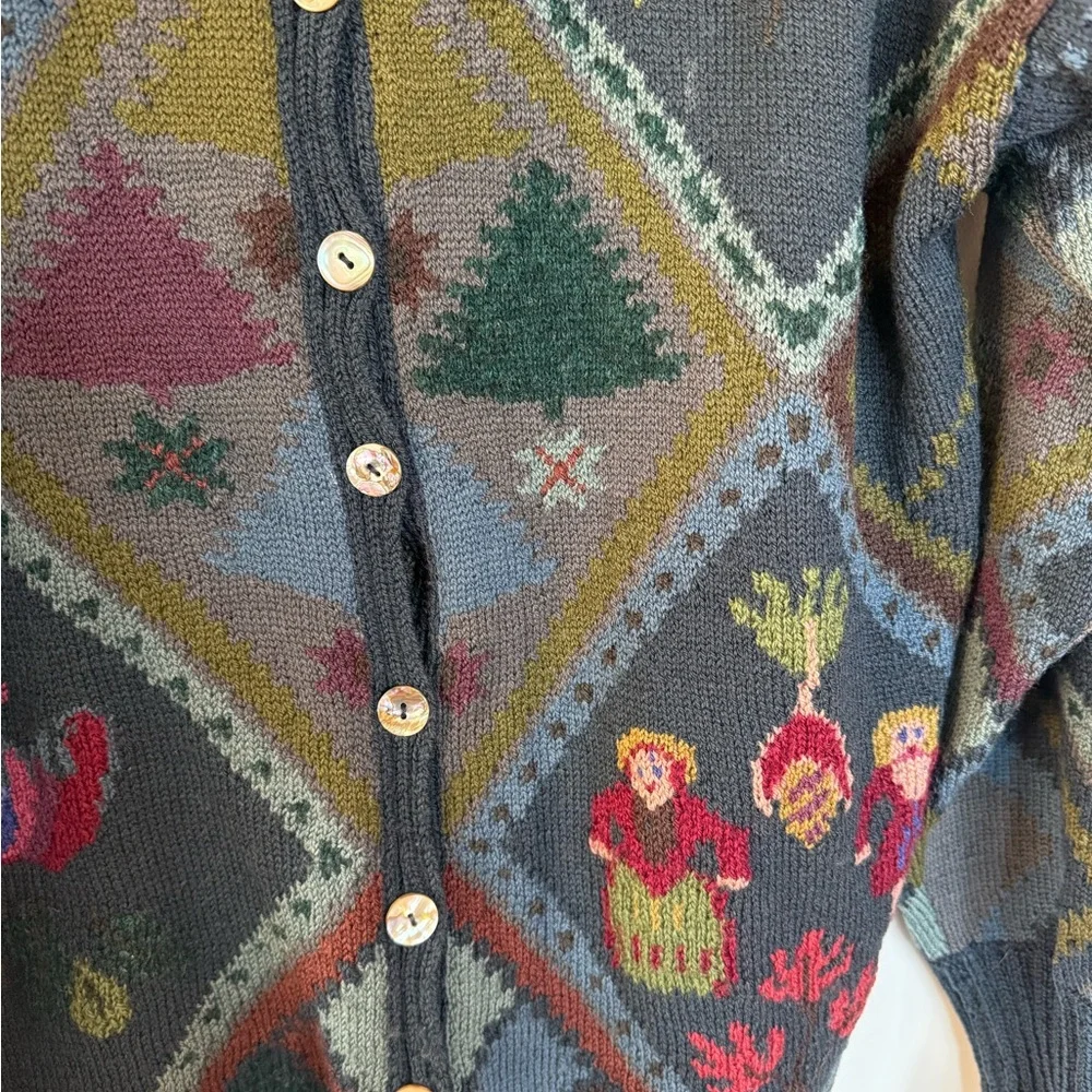 Vintage Wool Knit Cardigan - Picture 4 of 7